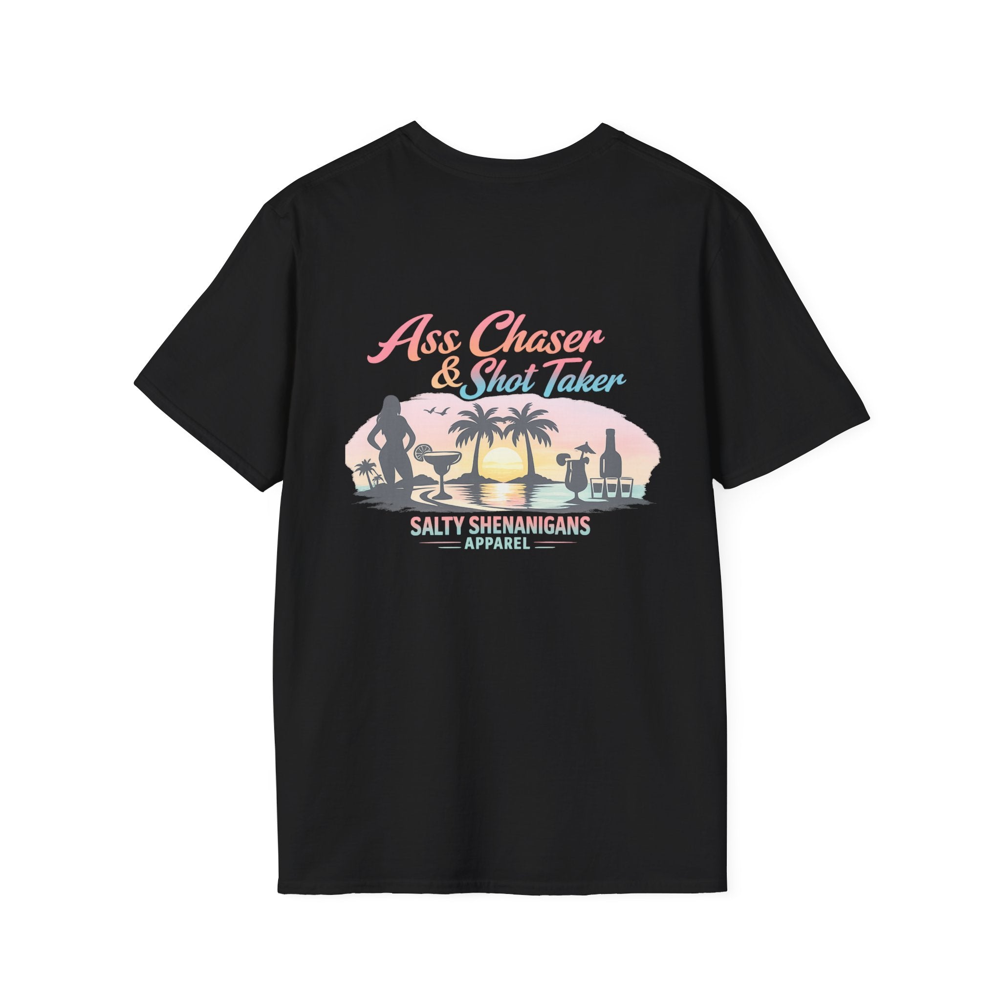 Funny - Ass Chaser & Shot Taker T-Shirt Printify
