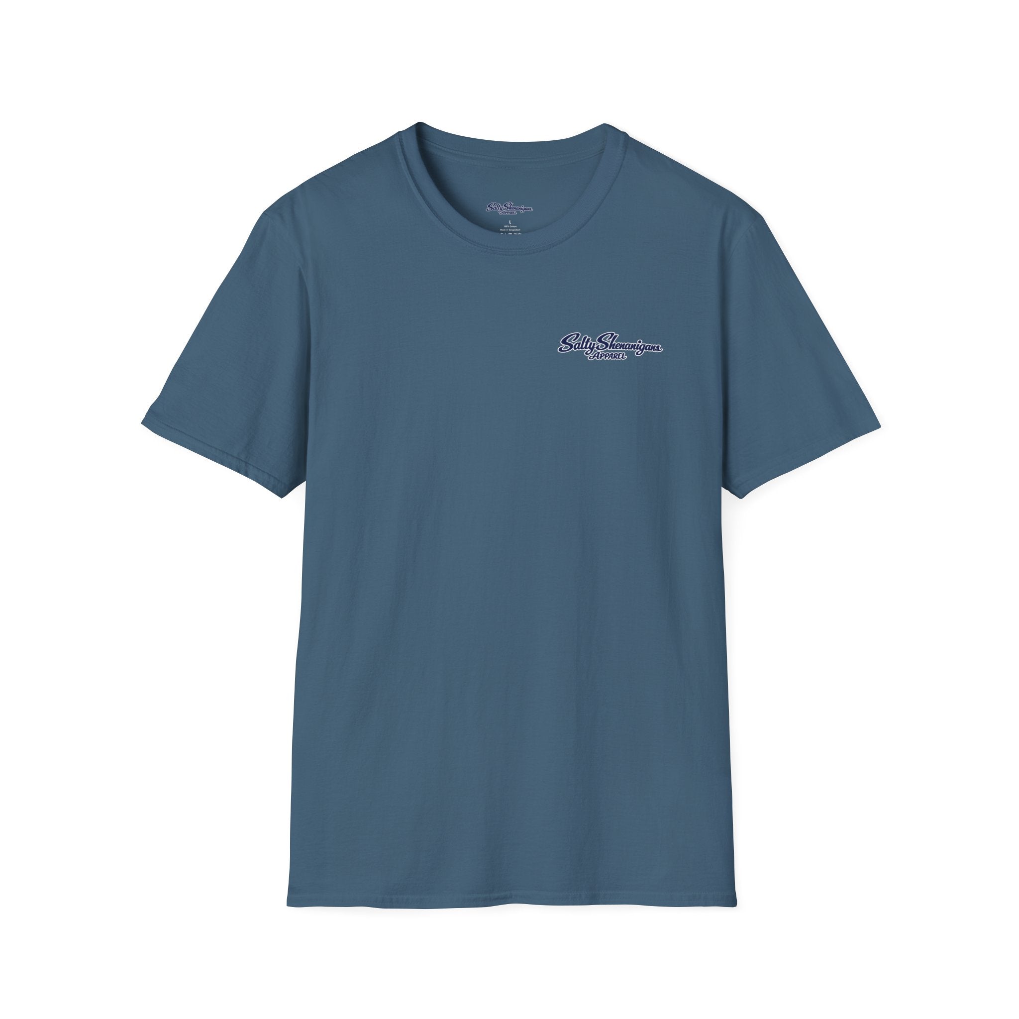 Work Hard Leave Early T-Shirt | Salty Shenanigans Funny Graphic Tee Printify