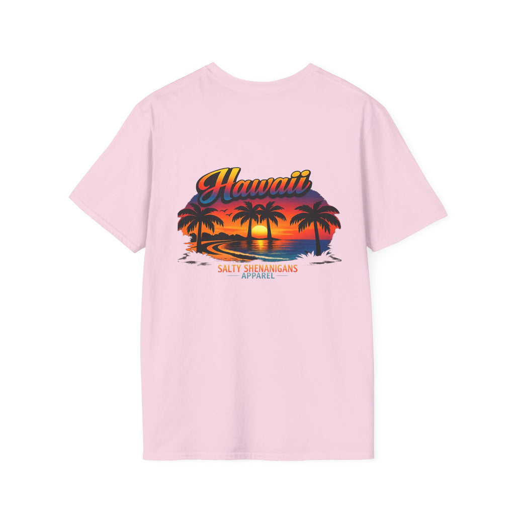 Hawaii Beach Palm T-Shirt Printify