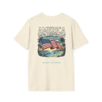America 250th Anniversary Coastal Flag Tee | Salty Shenanigans Apparel Printify