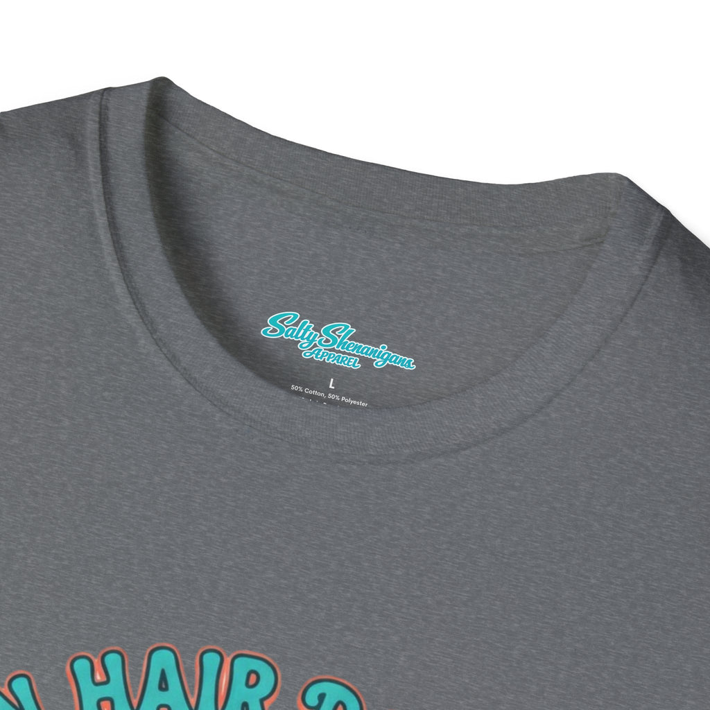 Ocean Hair Don't Care Salty Shenanigans Apparel  T-Shirt Printify