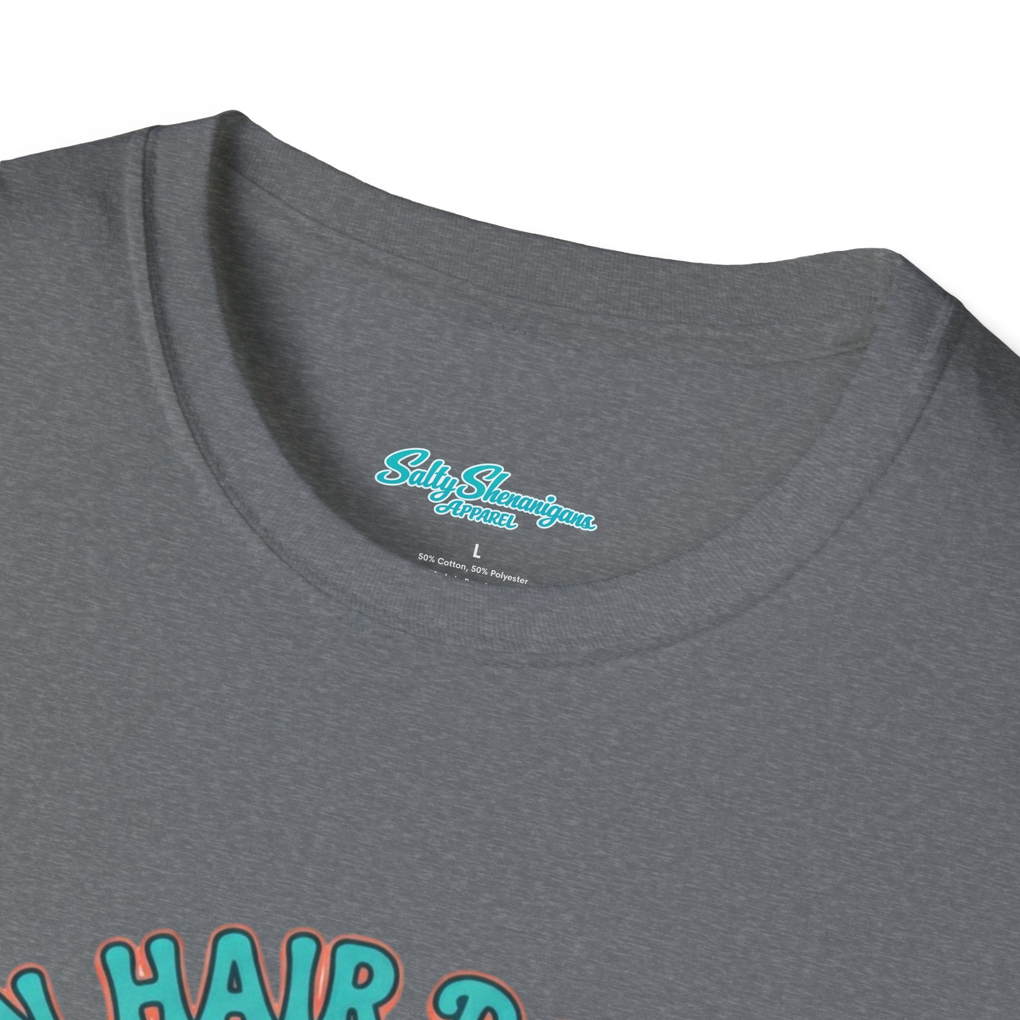 Ocean Hair Don't Care Salty Shenanigans Apparel  T-Shirt Printify