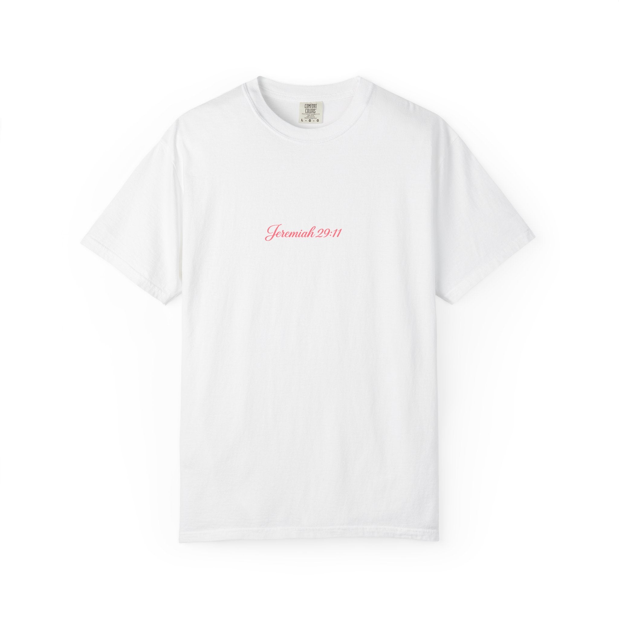 Scripted Scripture T‑Shirt — “For I know the plans I have for you” Inspirational Tee Printify