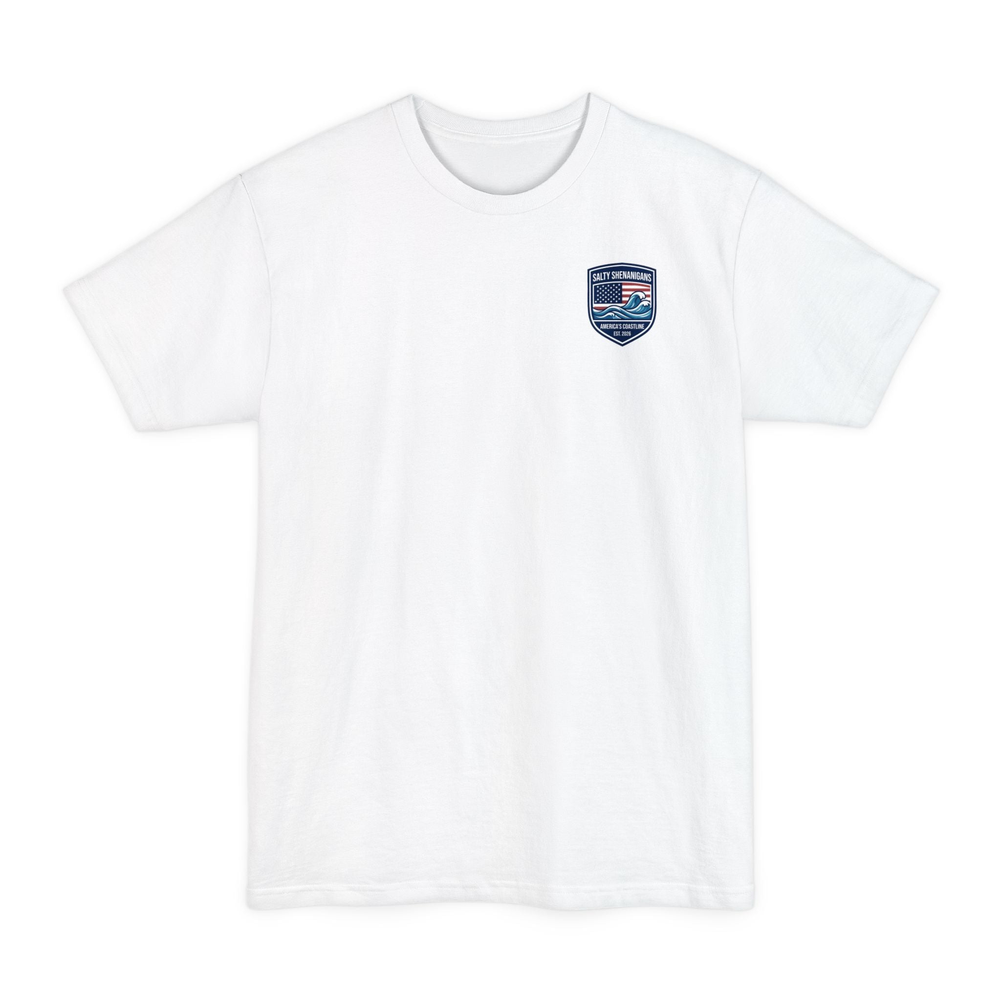 America 250th Anniversary 1776–2026 – Patriotic Coastal Tall Tee | Hanes Beefy-T Tall Printify