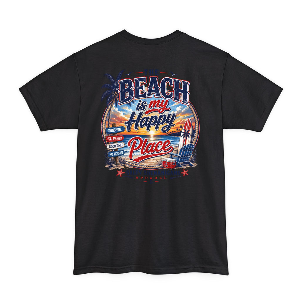 Beach Is My Happy Place Tall Tee Printify
