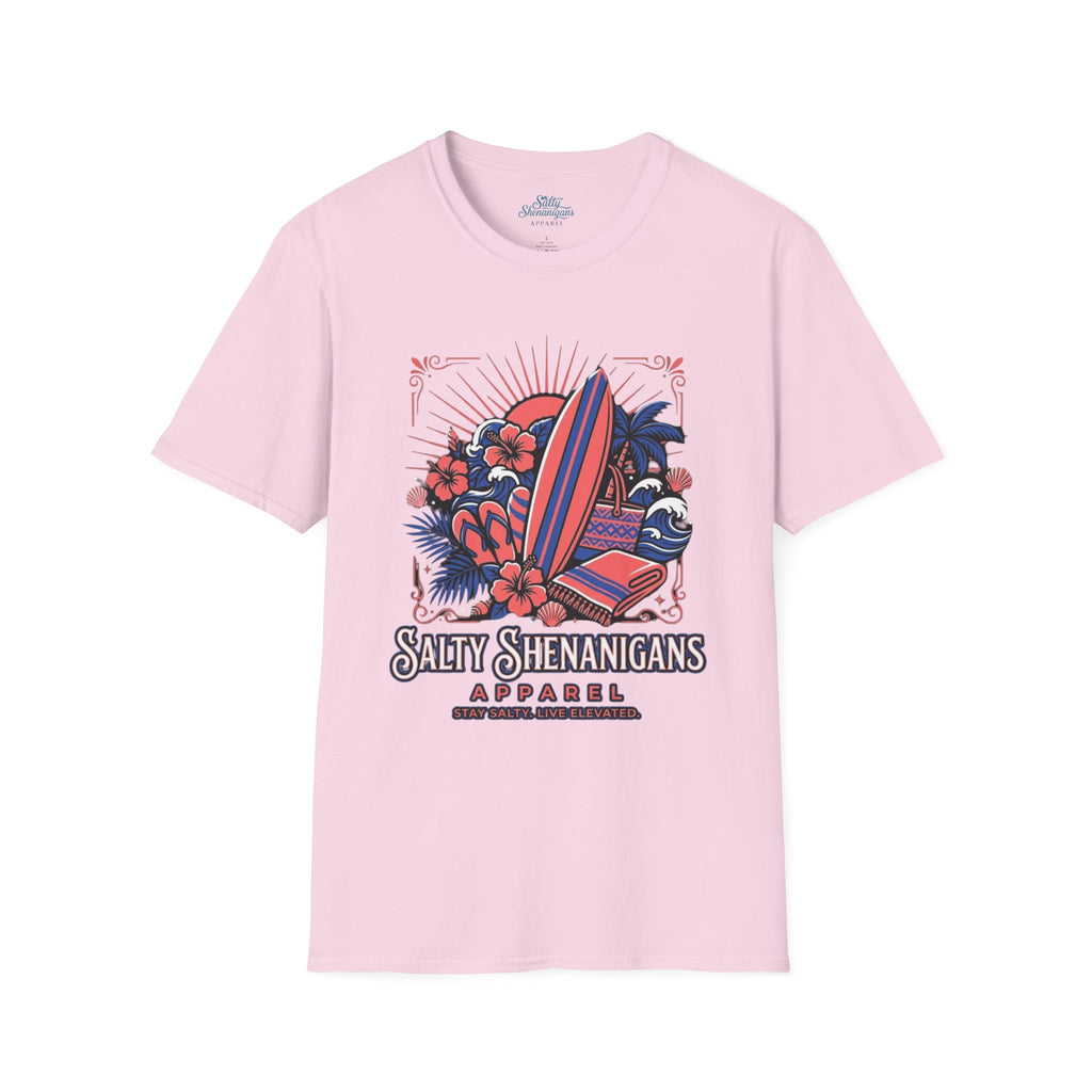 Salty Shenanigans Coastal Escape T-Shirt Printify