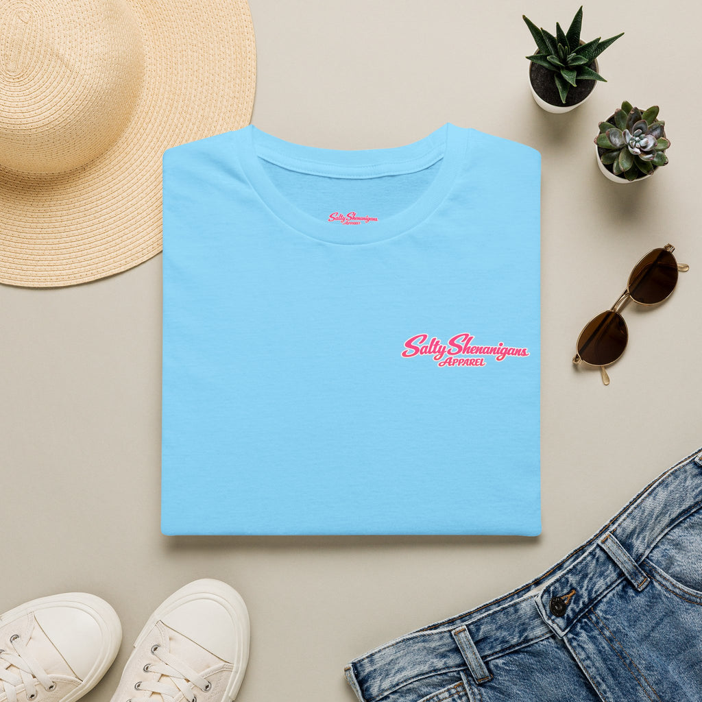 Salty Shenanigans Palm T-Shirt Printify