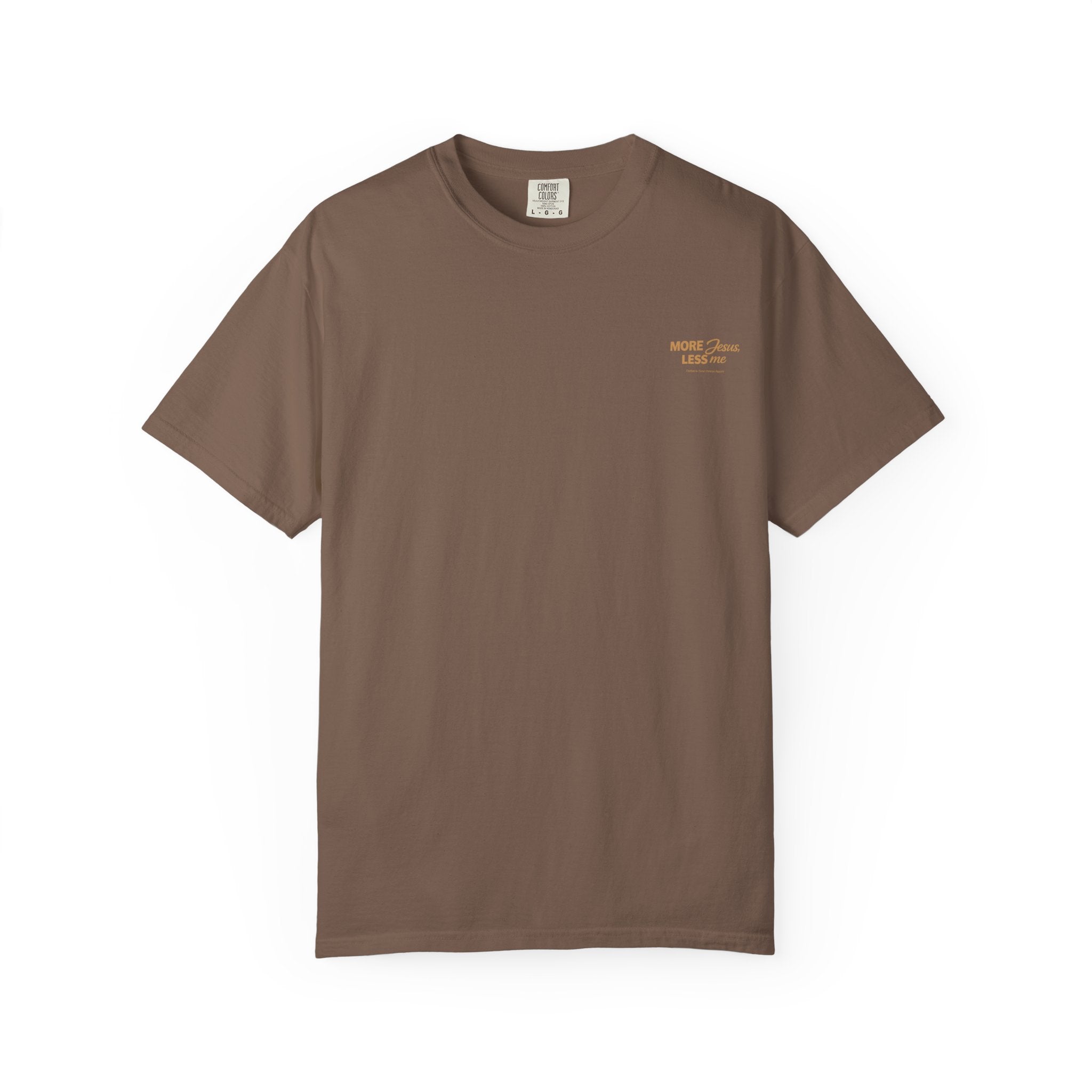 Clothed In Christ - More Jesus Less Me T-Shirt — Faith-Based Christian Graphic Tee Printify