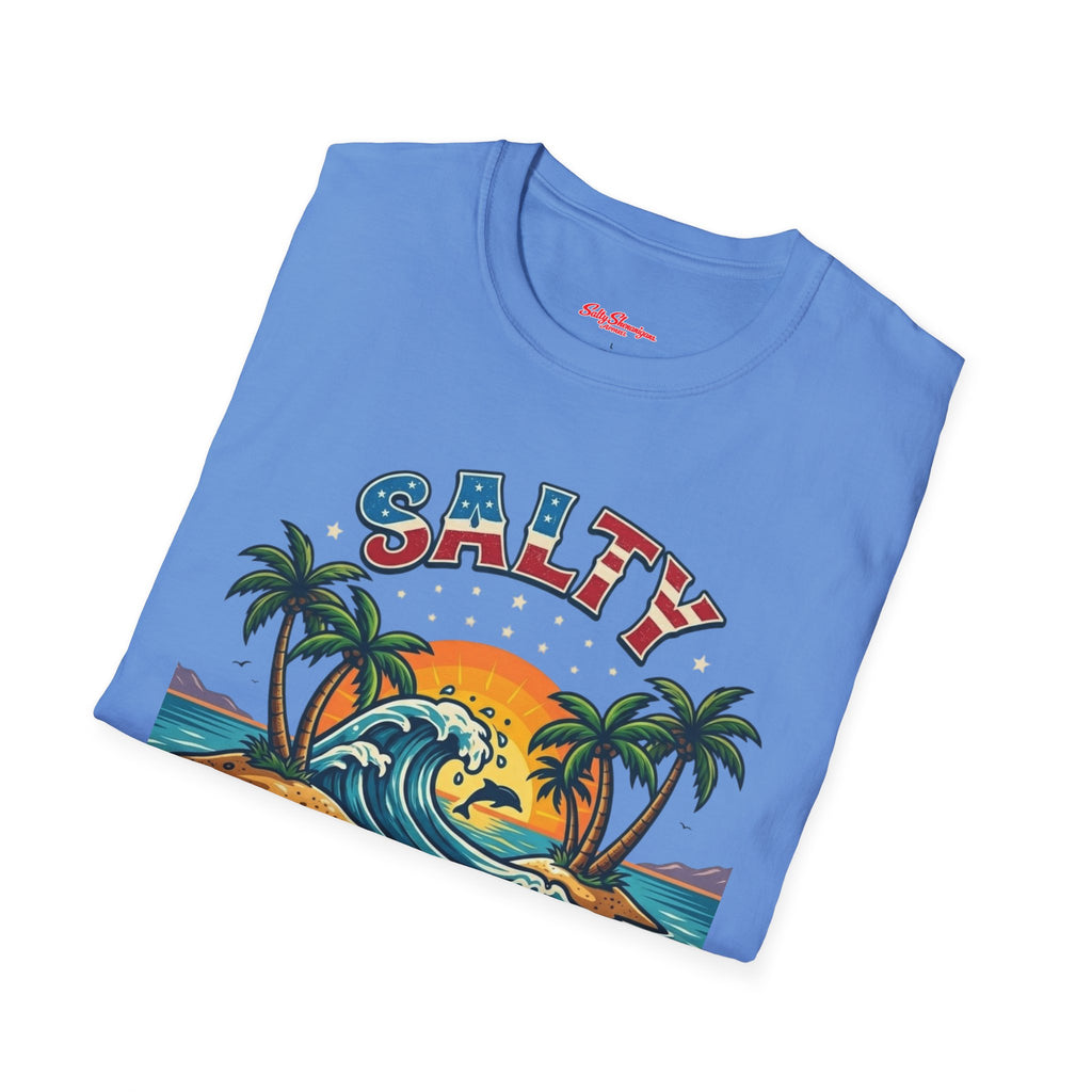 Salty Shenanigans Apparel Beach T-Shirt Printify
