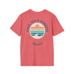 Salty Shenanigans Apparel Sand, Sea & Sunsets T-Shirt Printify