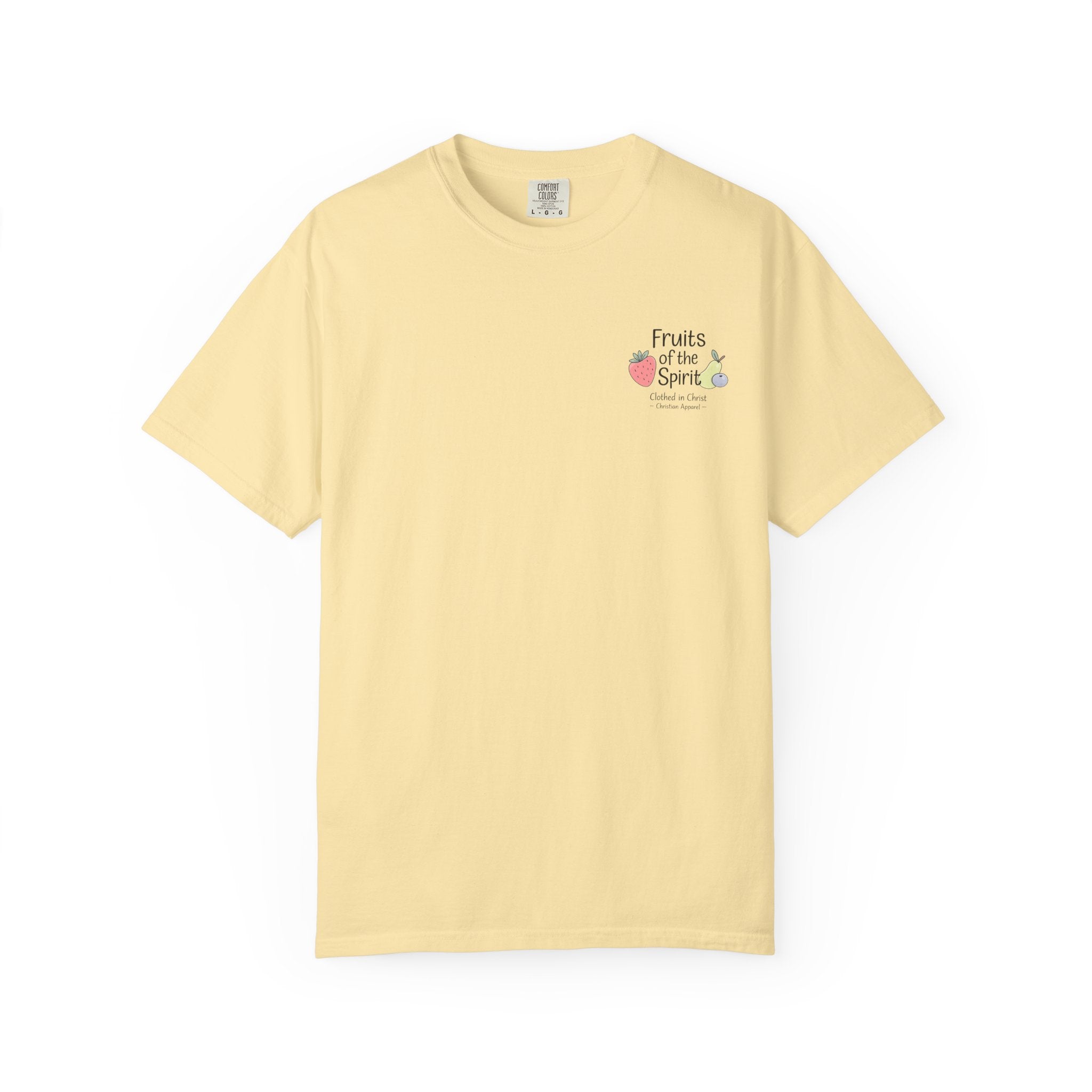 Fruits of the Spirit T‑Shirt — Colorful Fruit Faith Graphic Tee Printify