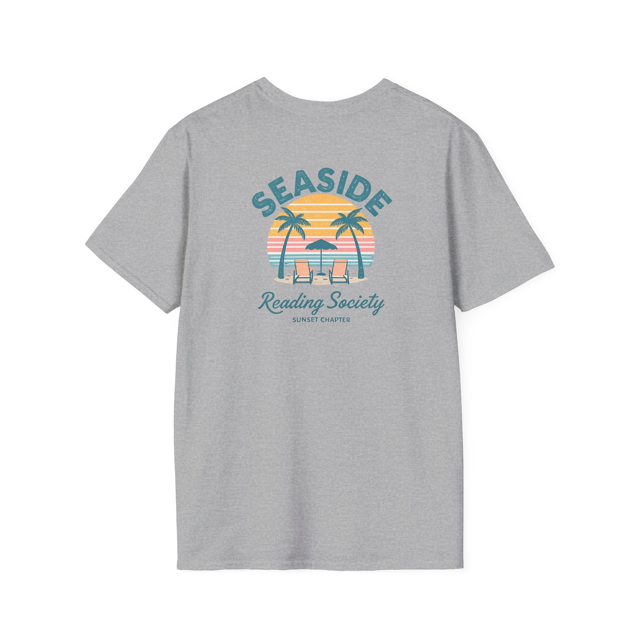 Seaside Reading Society T-Shirt | Salty Shenanigans Printify