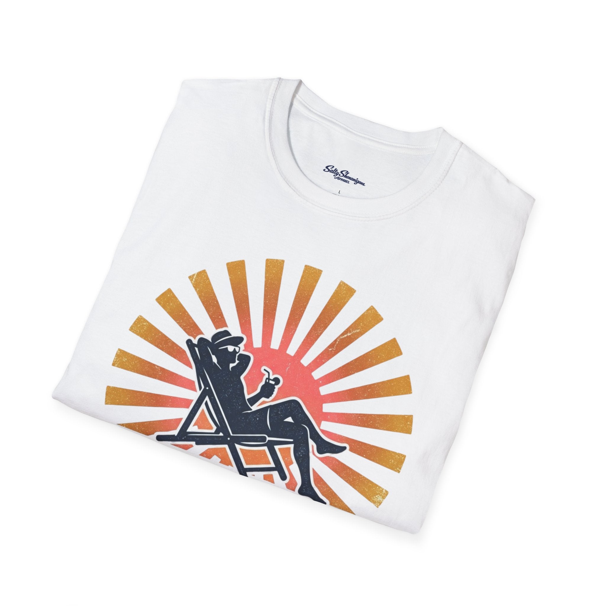 Salty Shenanigans Apparel Sunburnt & Unbothered T-Shirt Printify