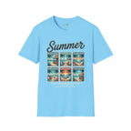 Summer Vintage Beach Postcard Graphic T-Shirt Printify