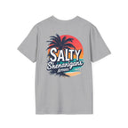 Salty Shenanigans Apparel Beach Palm T-Shirt Printify