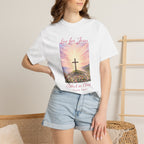 Clothed In Christ -Faith Cross T-Shirt — "Live for Jesus / Clothed in Christ" Christian Graphic Tee Printify