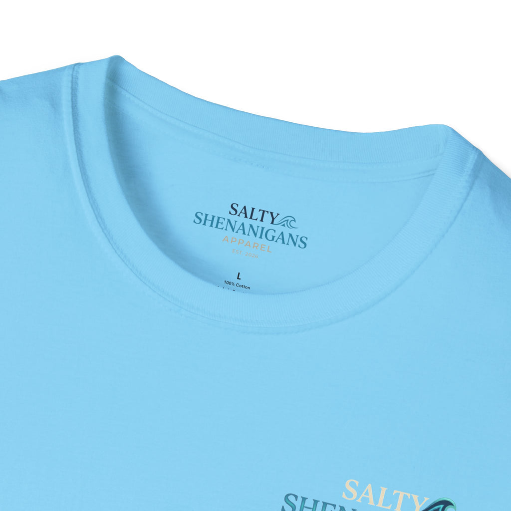 Beach More. Worry Less. Coastal Beach Tee Printify