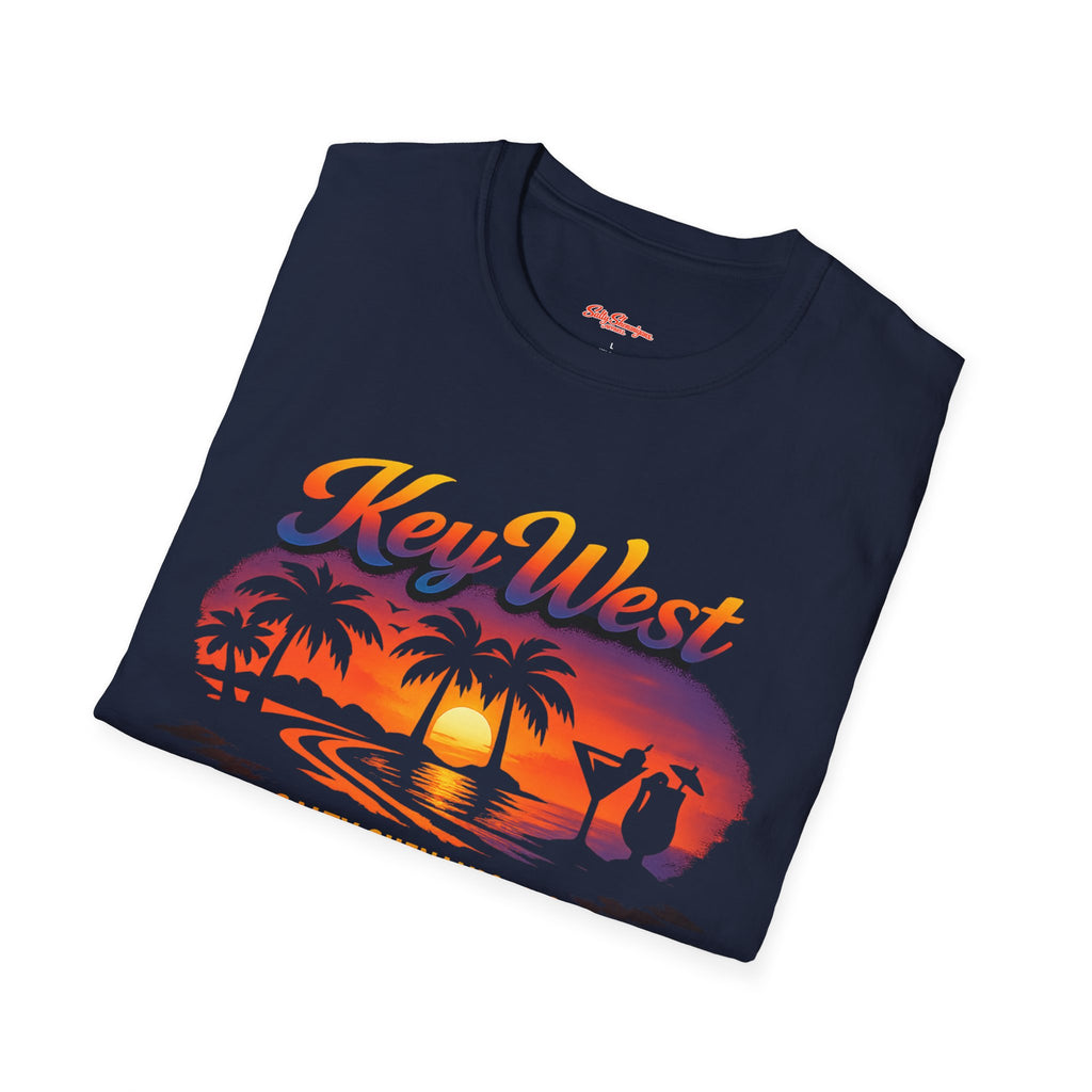 Key West Beach Palm T-Shirt Printify