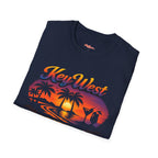 Key West Beach Palm T-Shirt Printify