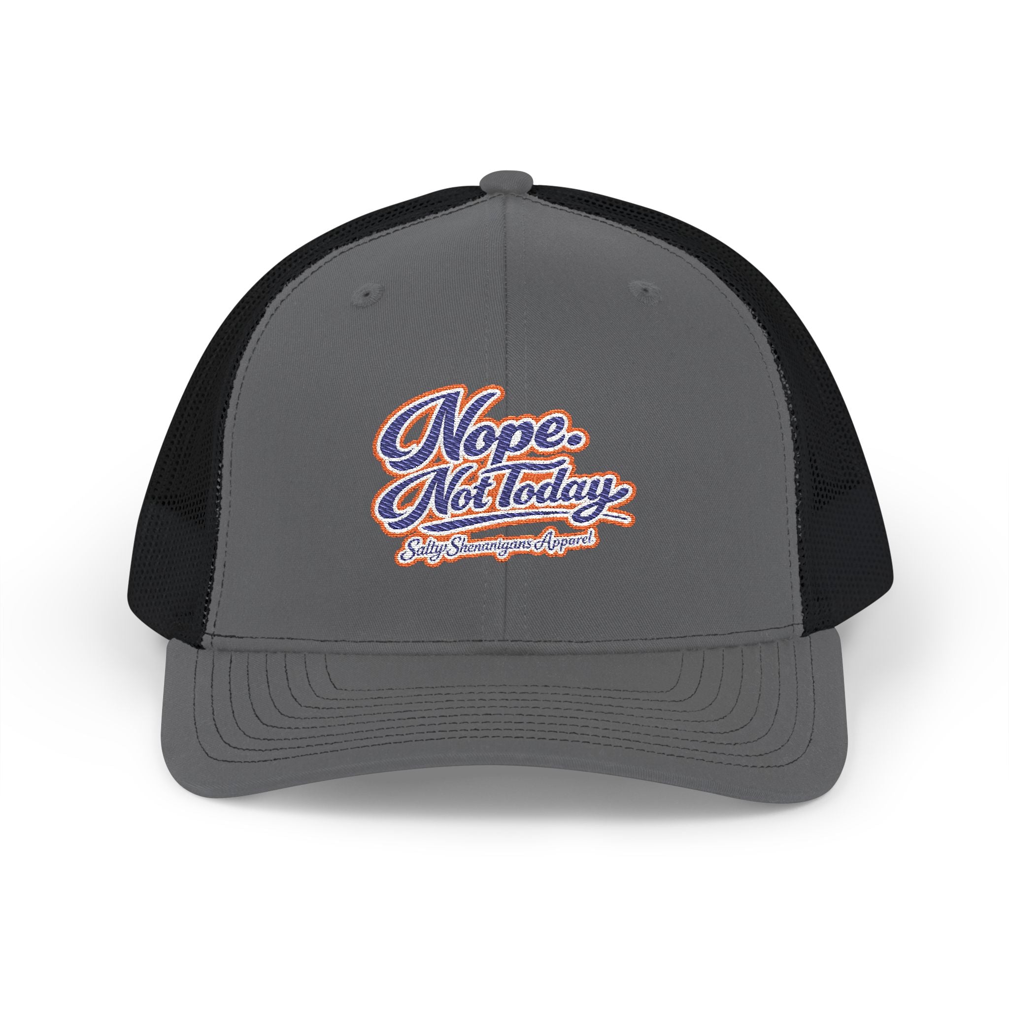 Nope. Not Today. Snapback Trucker Hat | Premium Coastal Mesh Cap Printify