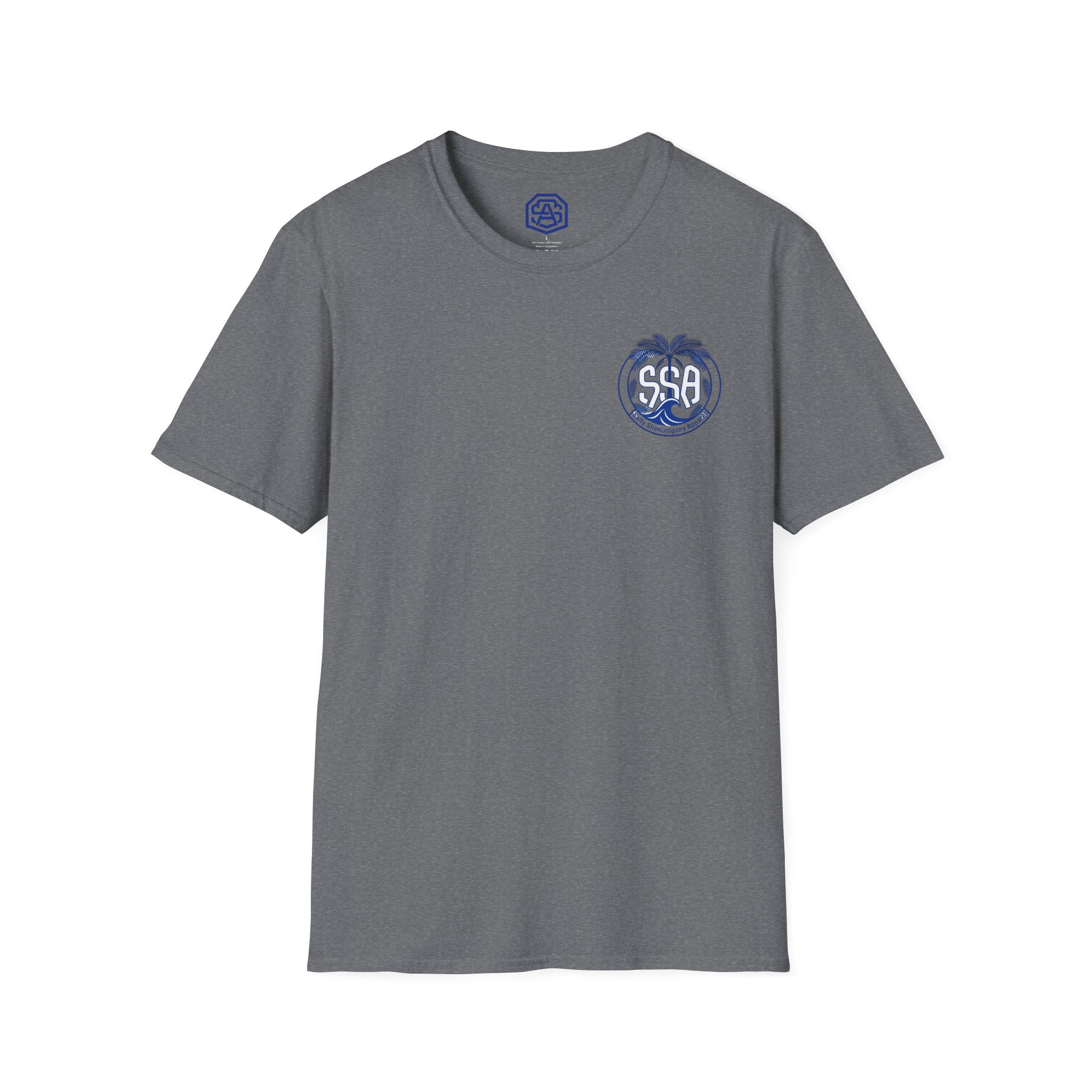Salty Shenanigans Apparel The Beach Is My Happy Place T-Shirt Printify