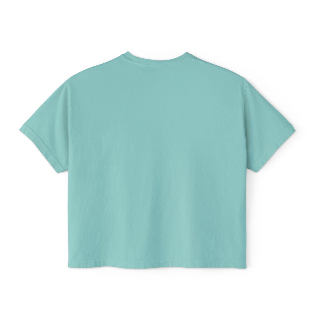 SALT Women's Boxy Tee - 'Salty Shenanigans' Beach Sunset Graphic Printify