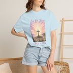 Clothed In Christ -Faith Cross T-Shirt — "Live for Jesus / Clothed in Christ" Christian Graphic Tee Printify