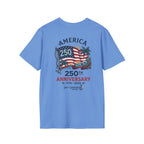 Salty Shenanigans Apparel America 250 Palm Color T-Shirt Printify