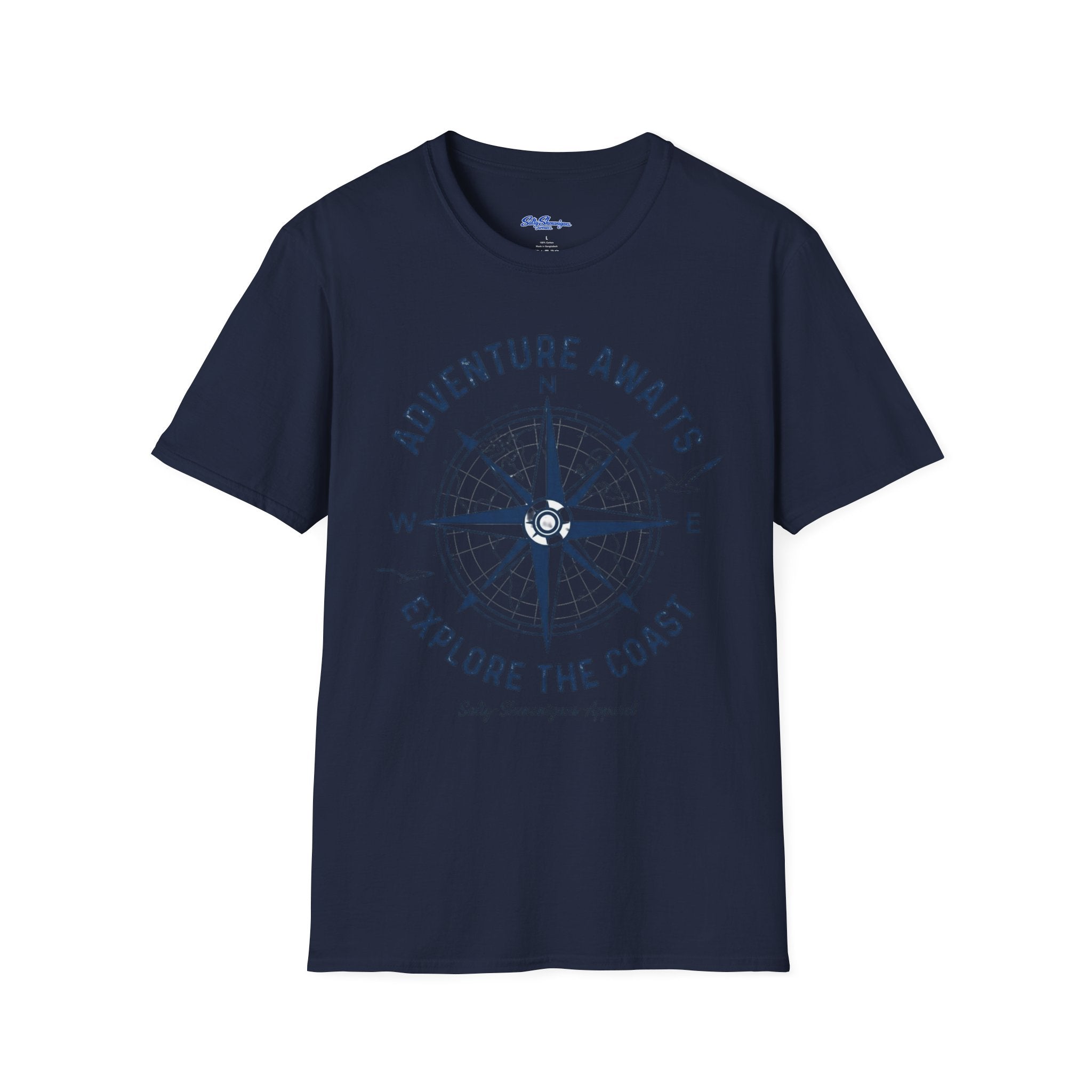 Salty Shenanigans Apparel Adventure Awaits T-Shirt Printify
