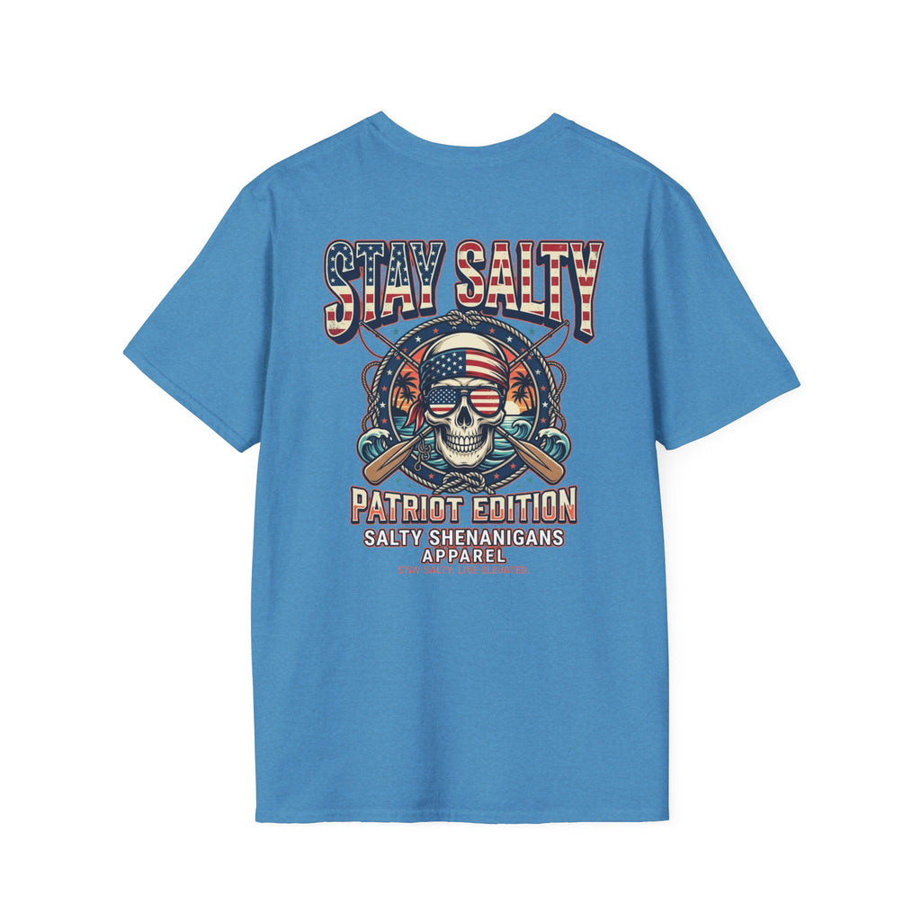 Stay Salty Patriot Edition Patriotic Beach Tee Printify