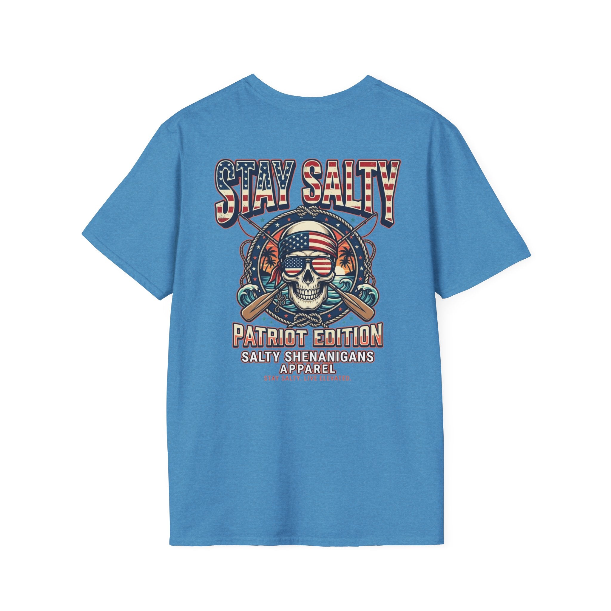 Stay Salty Patriot Edition Patriotic Beach Tee Printify