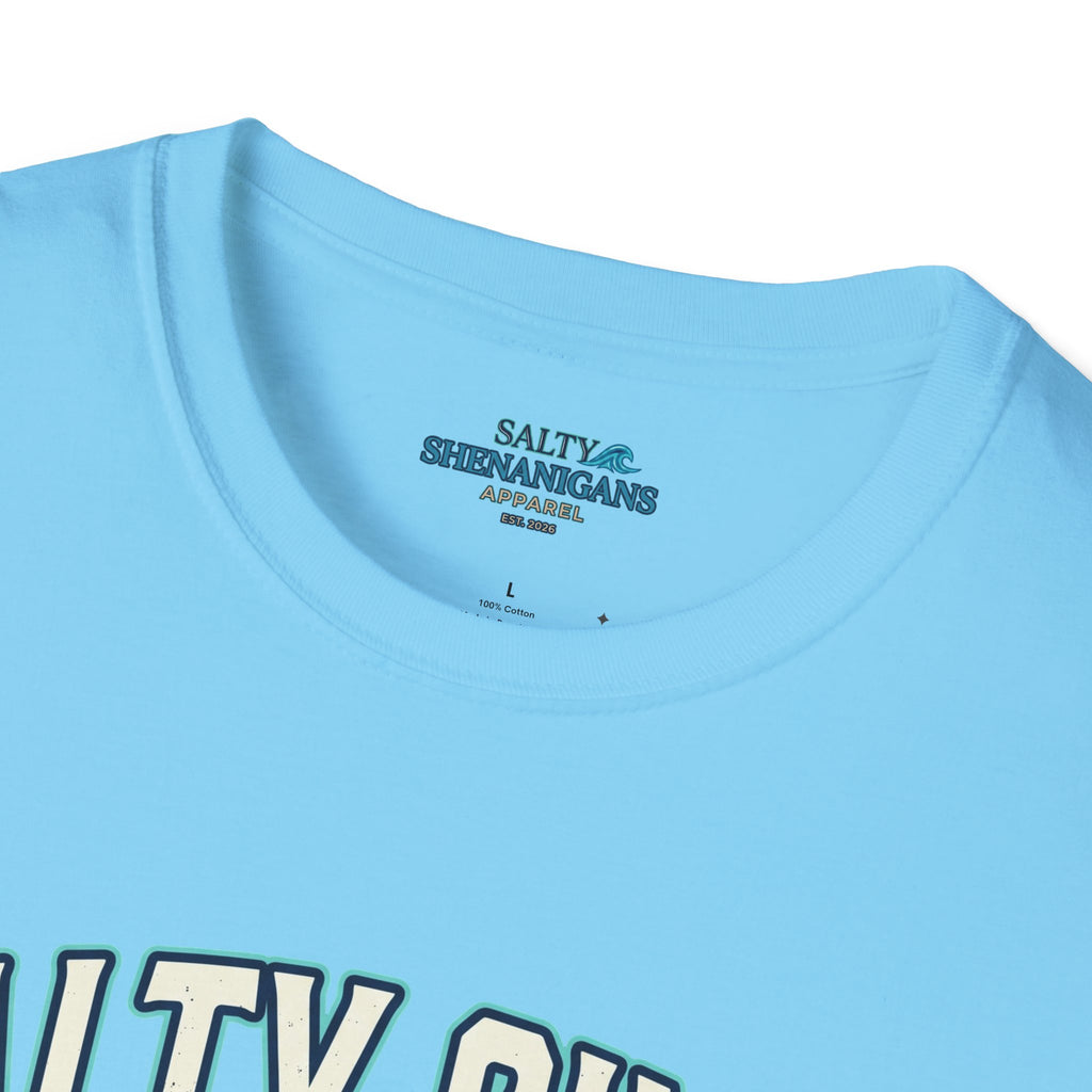 Salty Since 1776 Eagle Surfboard Patriotic Beach Shirt Printify