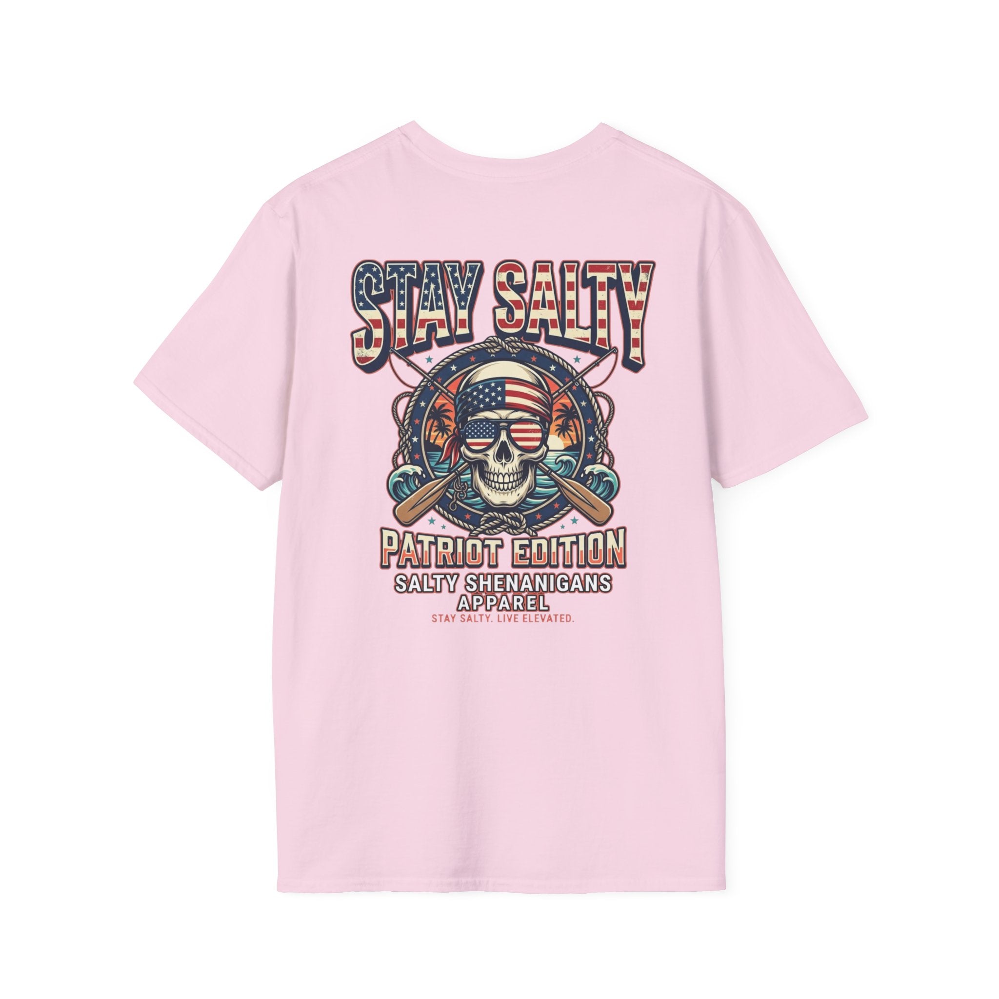 Stay Salty Patriot Edition Patriotic Beach Tee Printify