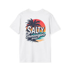 Salty Shenanigans Apparel Beach Palm T-Shirt Printify