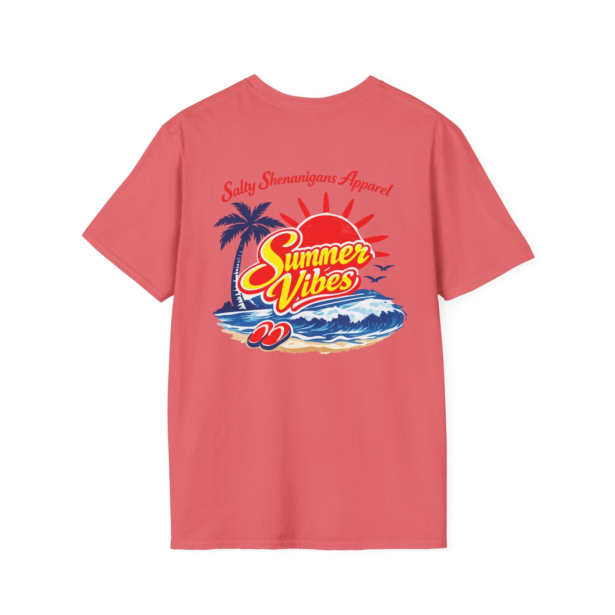 Salty Shenanigans Apparel Summer Vibes T-Shirt Printify