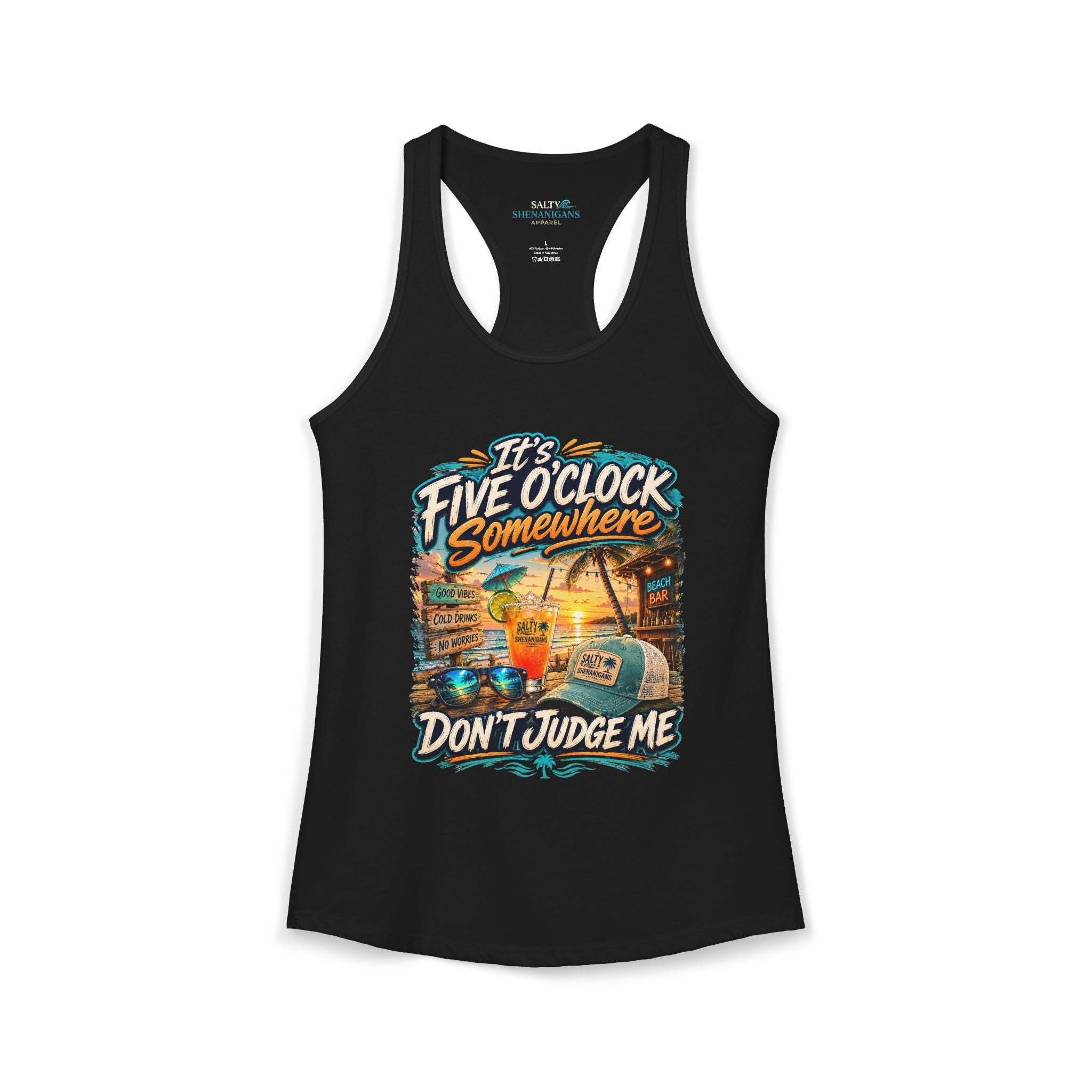 It's Five O'Clock Somewhere Women's Racerback Tank | Printify