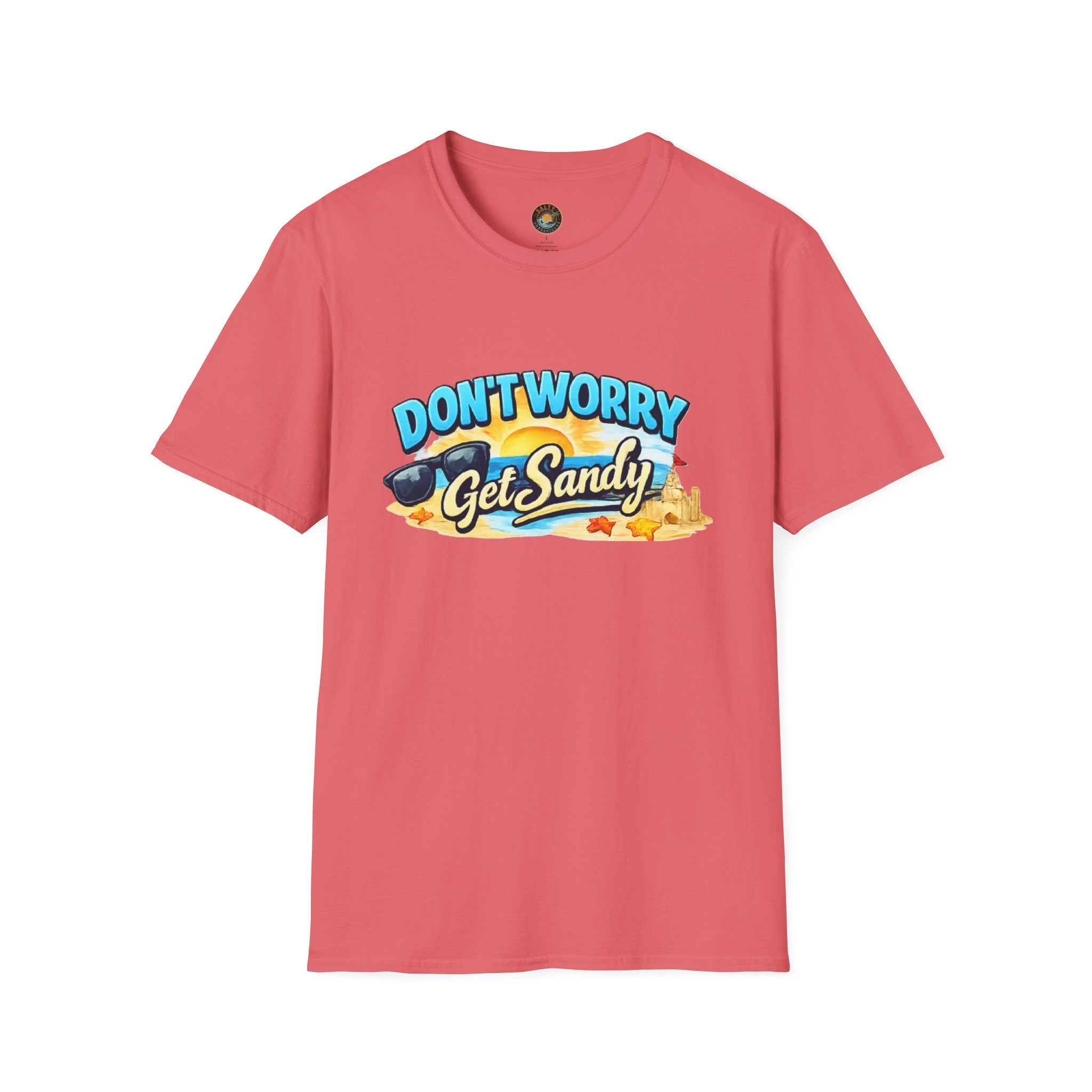 Don't Worry, Get Sandy T-Shirt | Salty Shenanigans Funny Beach Tee