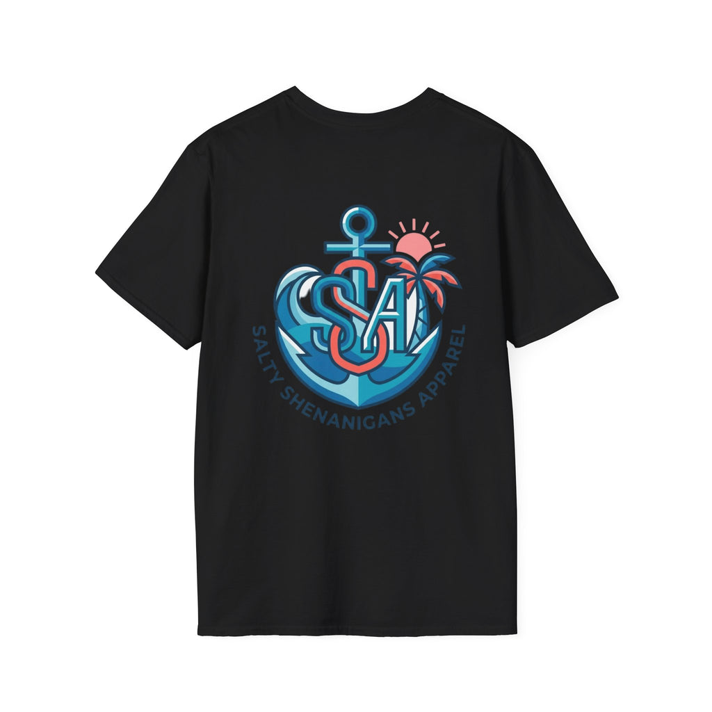 Palm Anchor SSA Salty Shenanigans Beach Tee Printify