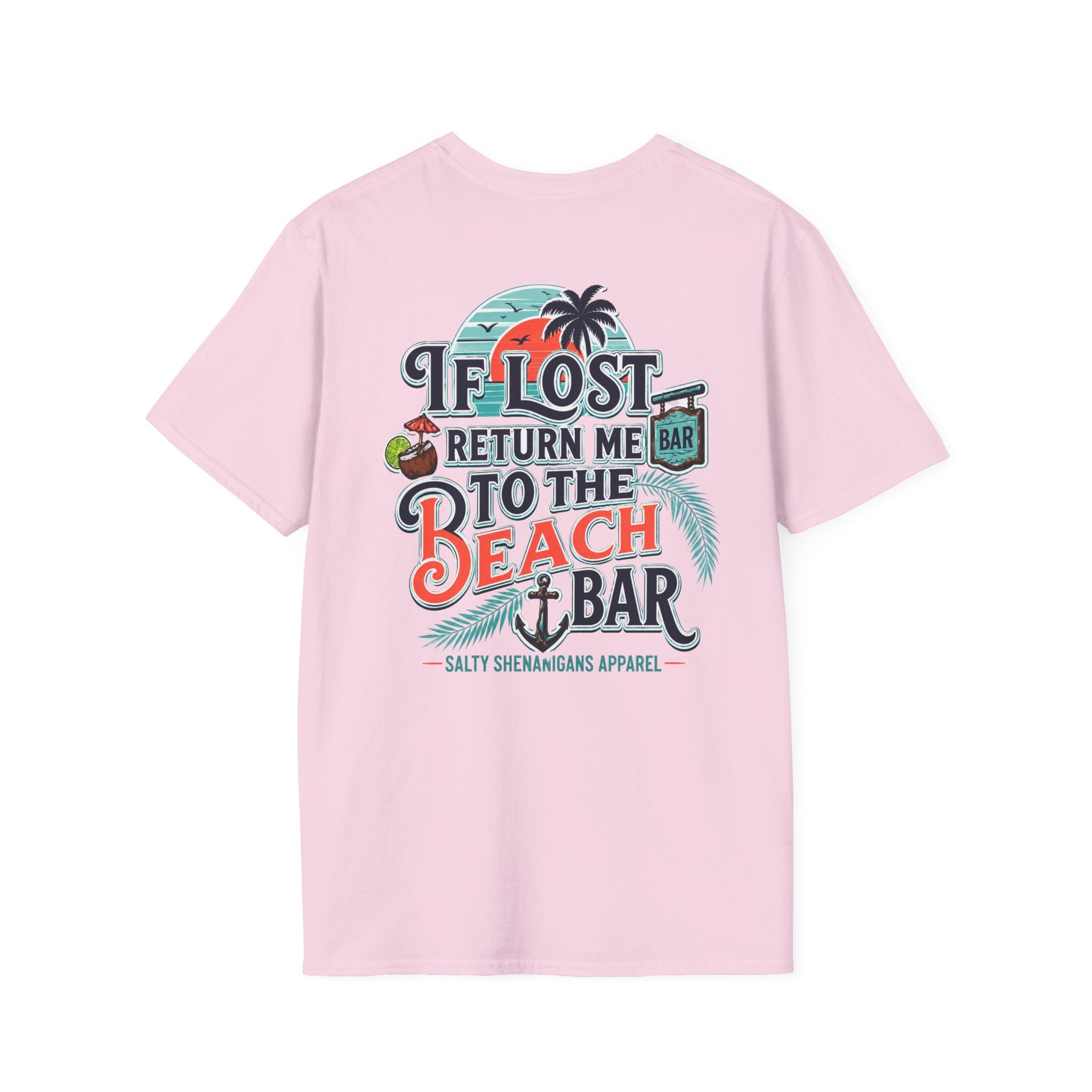 If Lost Return Me To The Beach Bar T-Shirt Printify