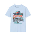 In My Defense I Was Left Unsupervised Front Print Tee Printify