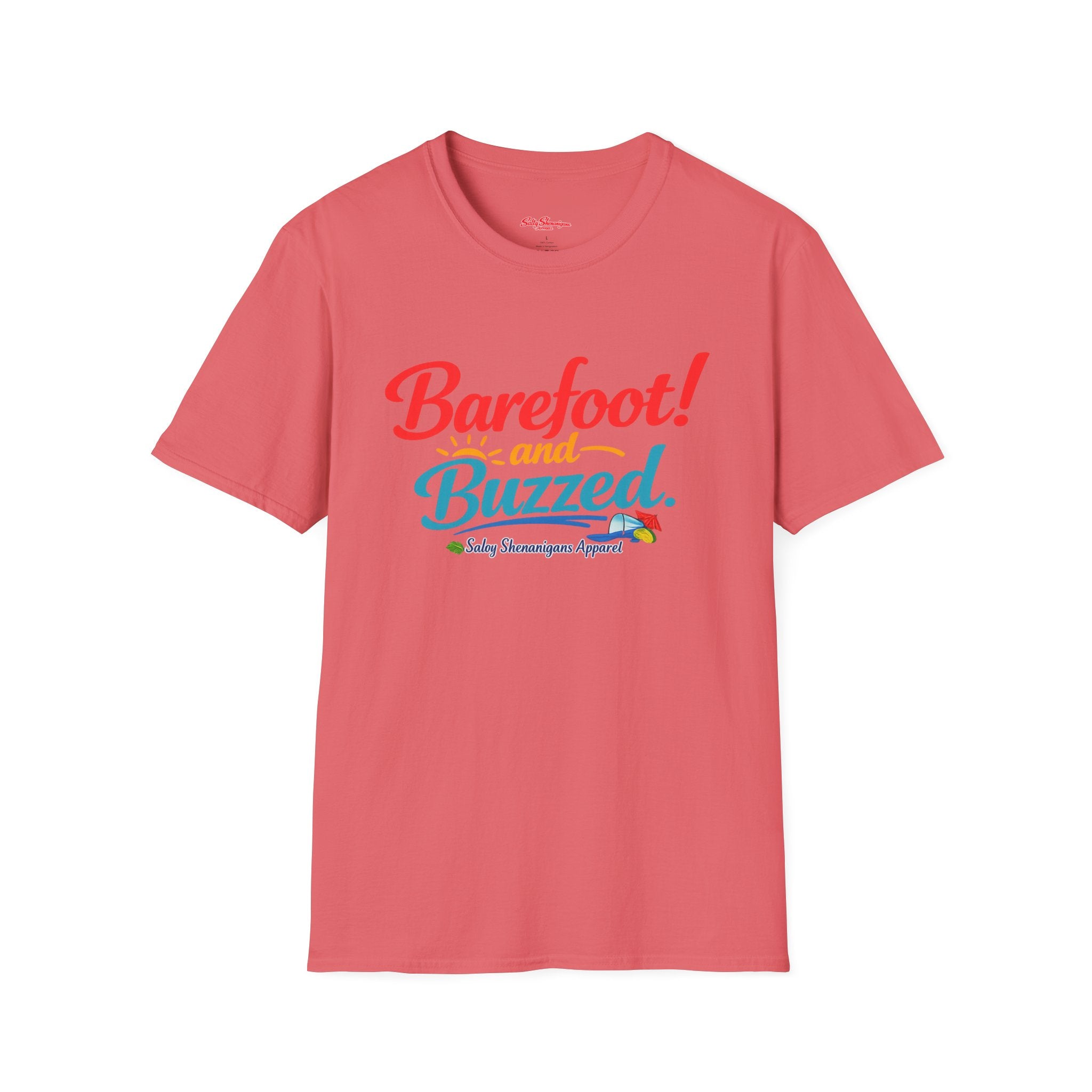Barefoot And Buzzed T-shirt Salty Shenanigans Apparel Printify