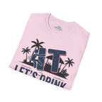 Let's Drink Coastal Graphic Tee Printify