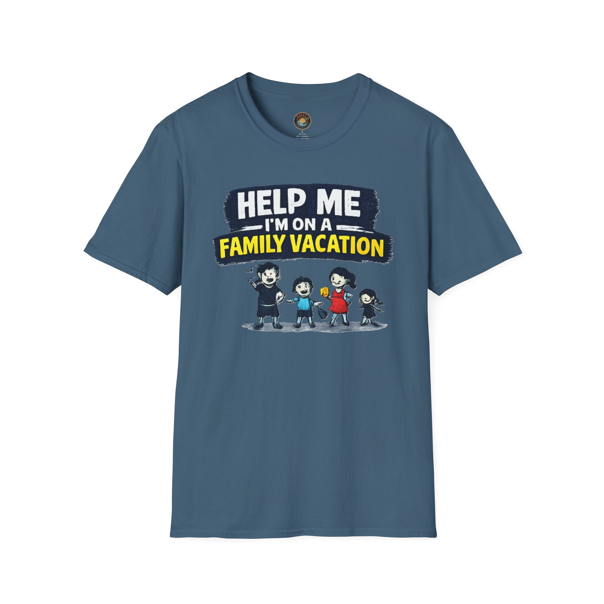 Help Me!! Family Vacation T-Shirt | Salty Shenanigans Funny Vacation Tee
