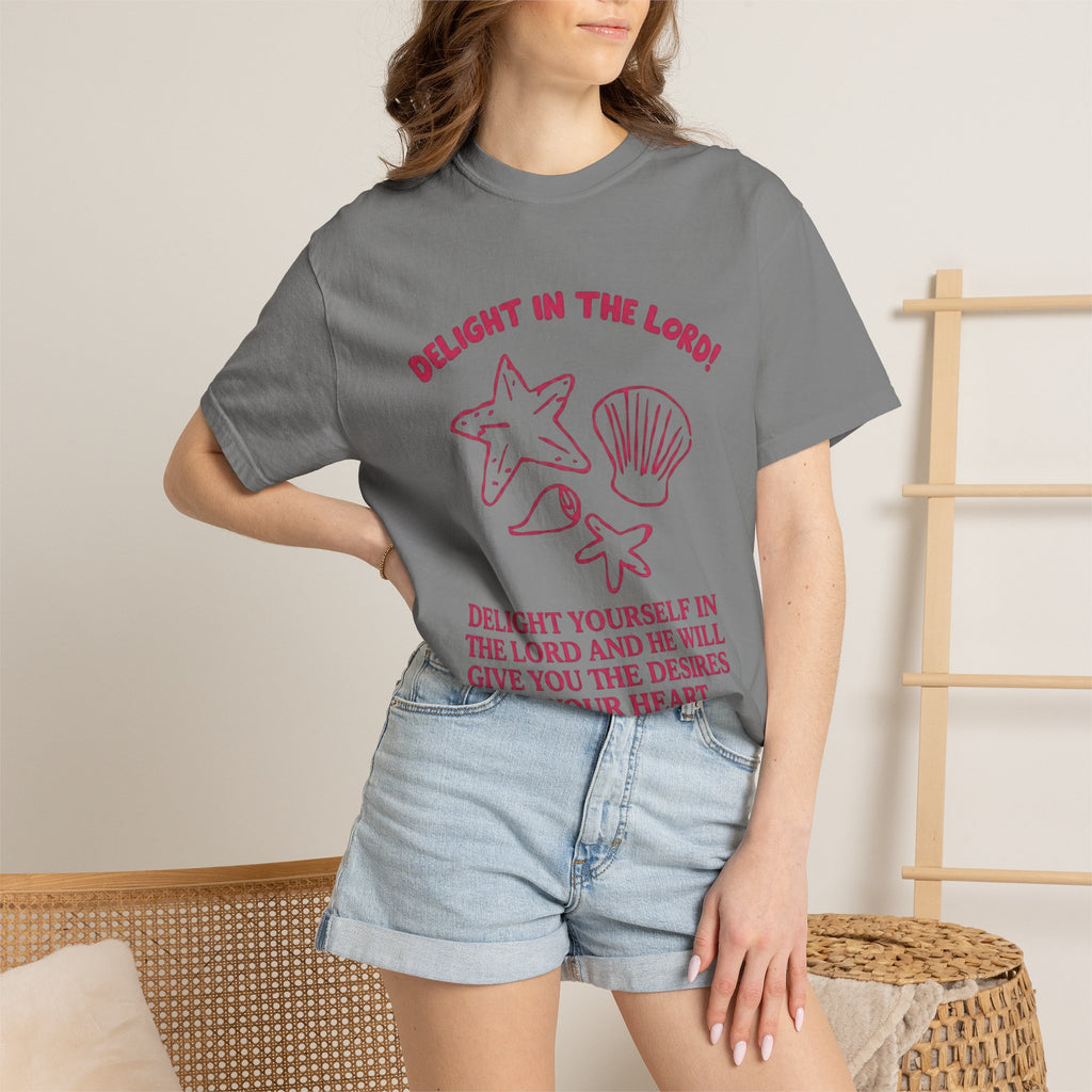 Clothed In Christ T‑Shirt —Delight In The Lord Tee Printify