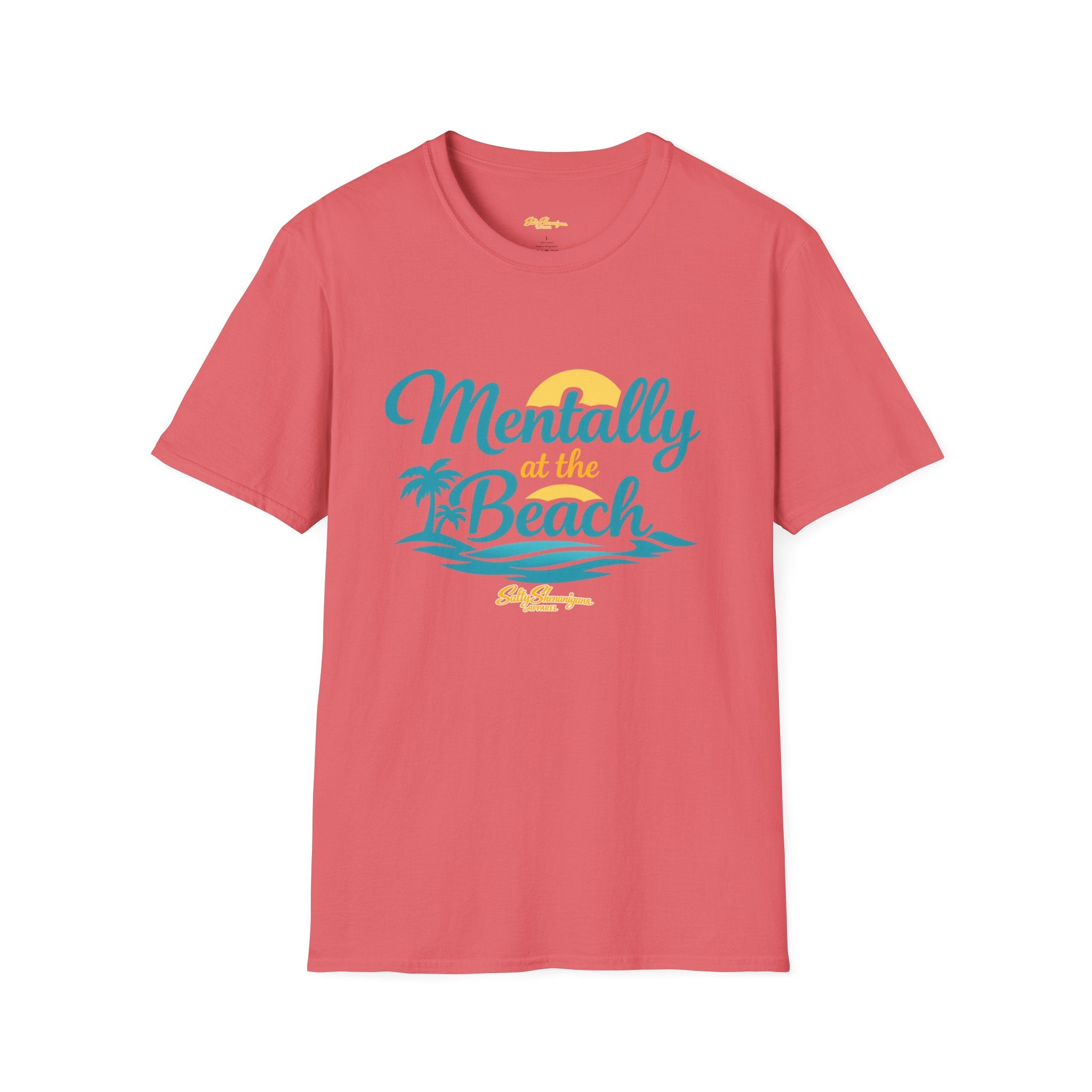 Mentally At The Beach T-shirt Salty Shenanigans Apparel Printify