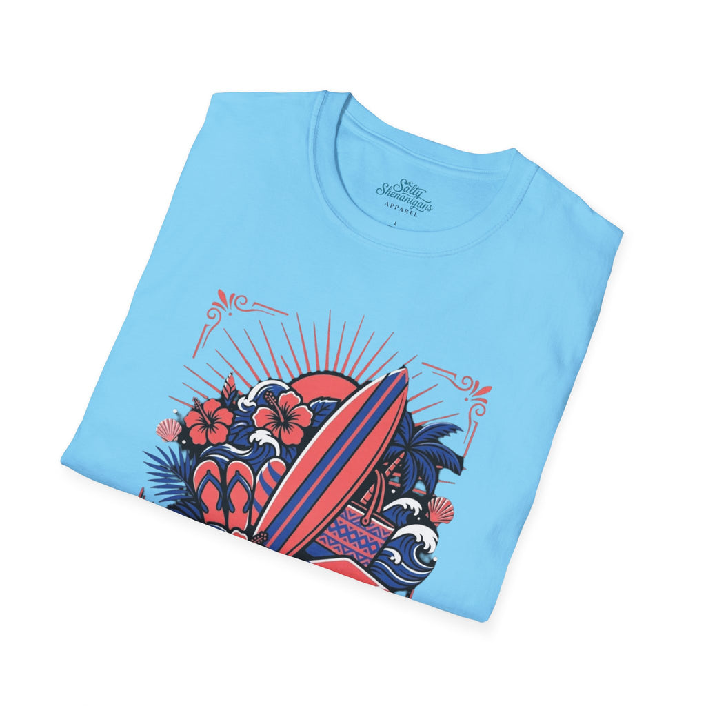 Salty Shenanigans Coastal Escape T-Shirt Printify