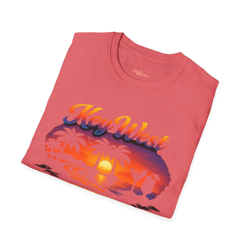 Key West Beach Palm T-Shirt Printify