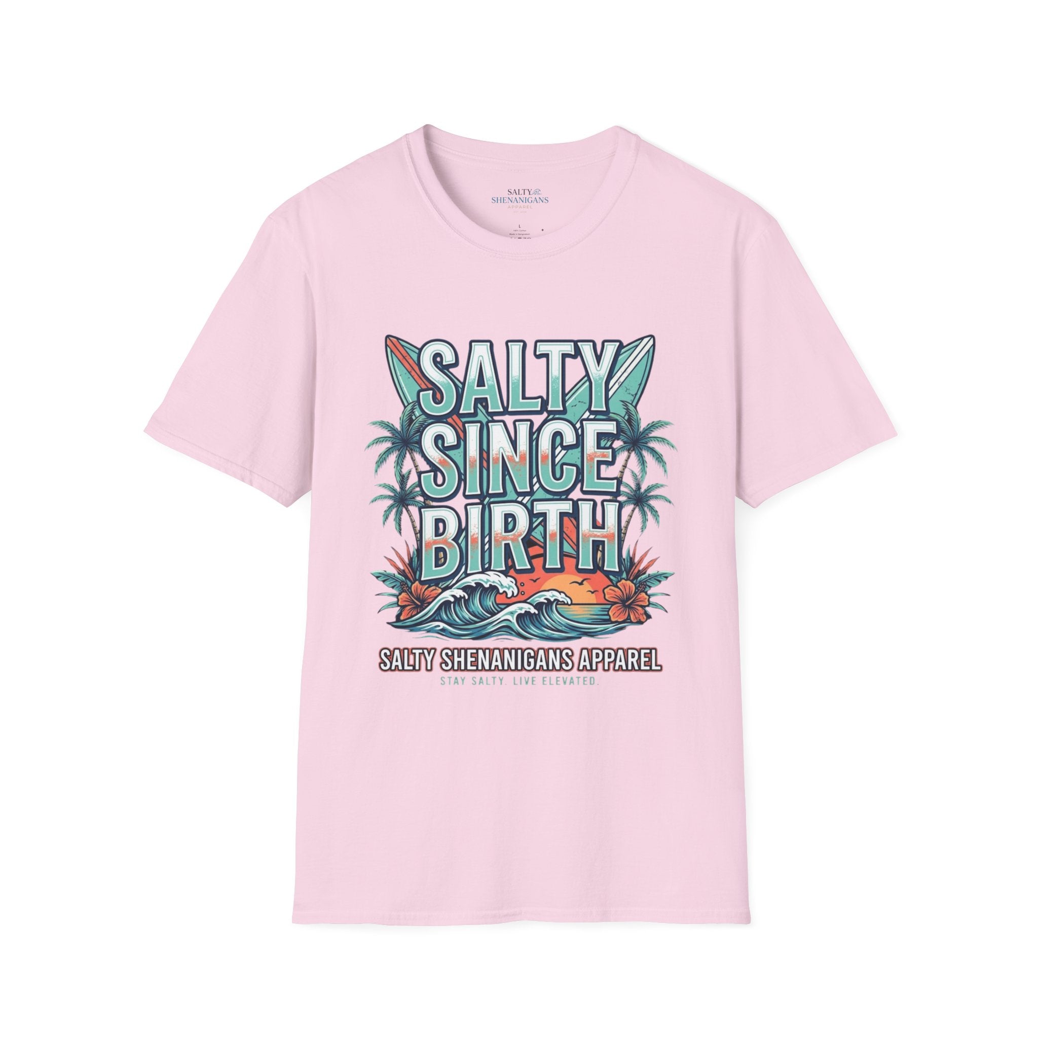 Salty Since Birth Shirt | Coastal Beach Tee Printify