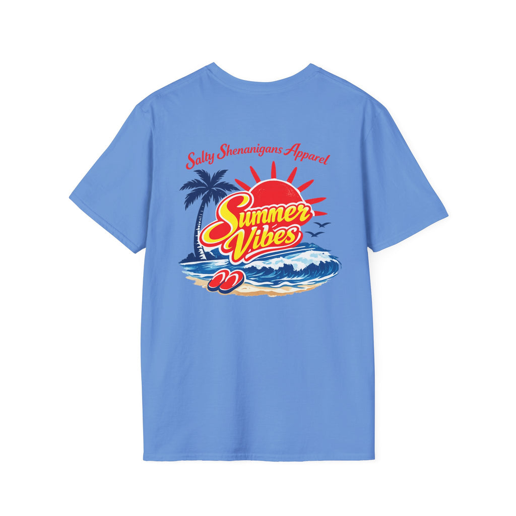 Salty Shenanigans Apparel Summer Vibes T-Shirt Printify