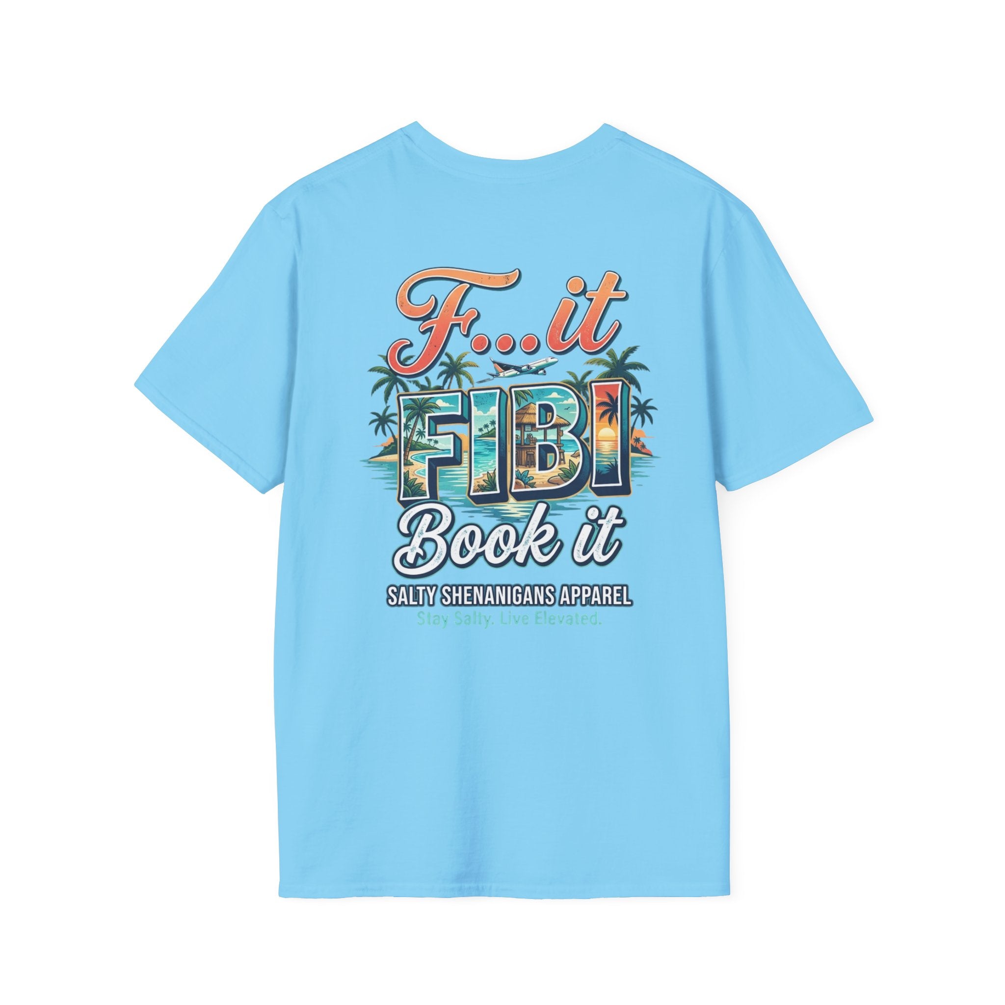 F... It, FIBI Book It Coastal Vacation T-Shirt Printify